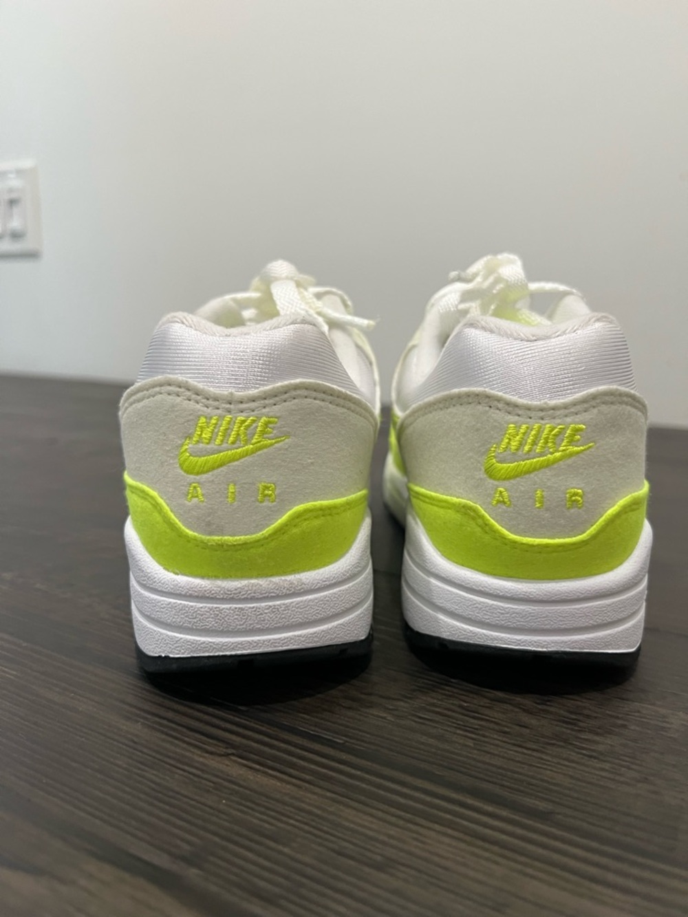 Nike Women's White & Neon Yellow Low-Top Sneakers - Picture 7 of 8